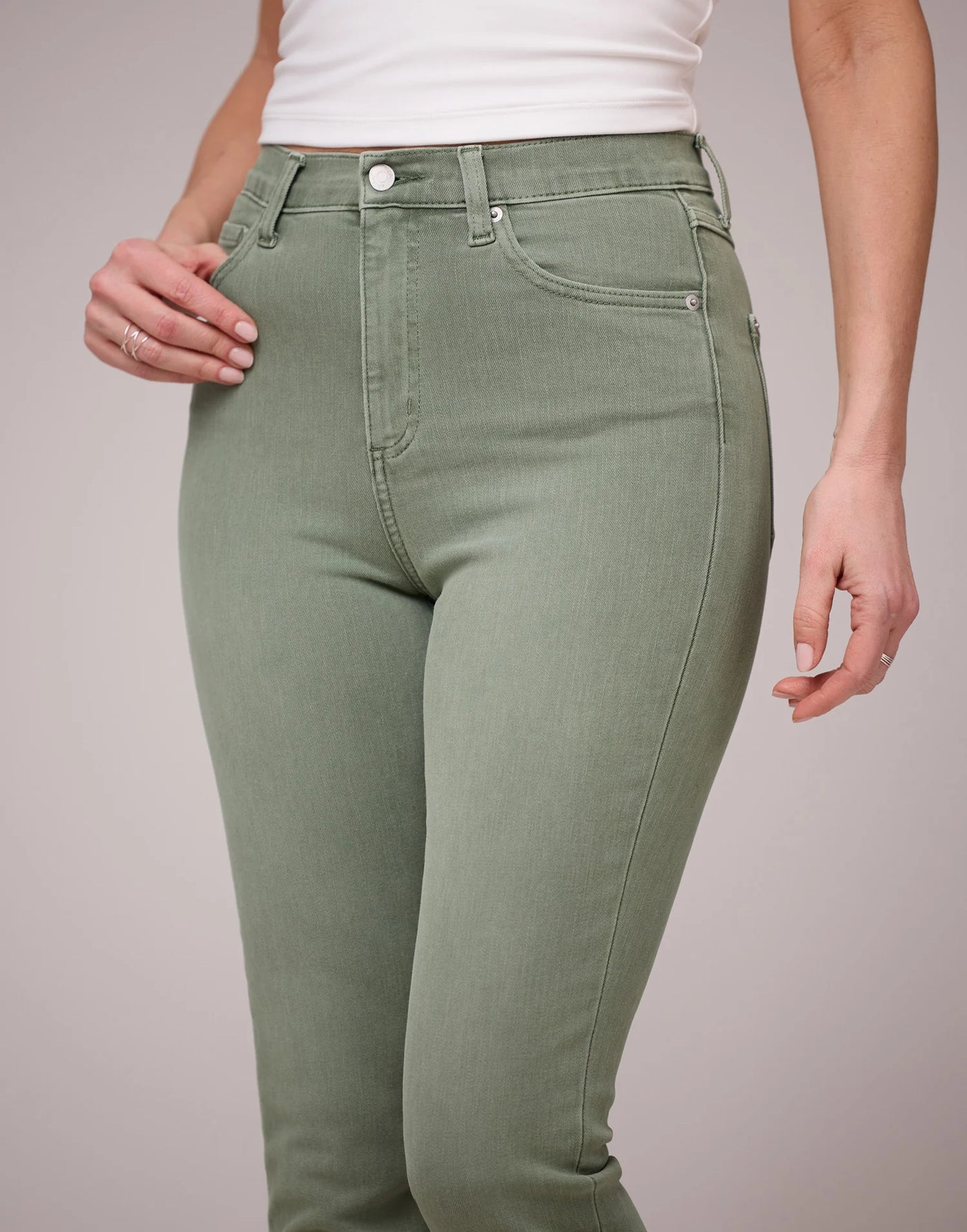 Jeans Emily coupe évasée - Beach Grass - Yoga Jeans