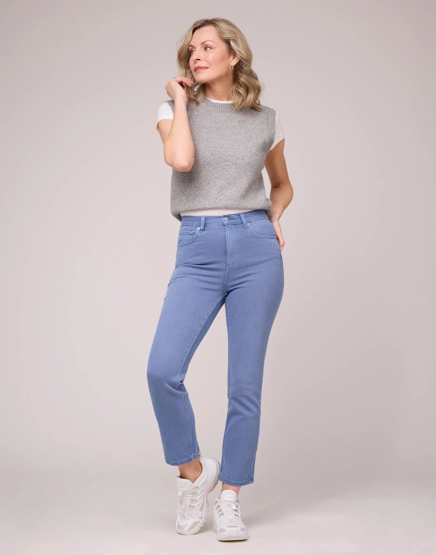 Jeans Emily coupe ajustée - Paradise Blue- Yoga Jeans