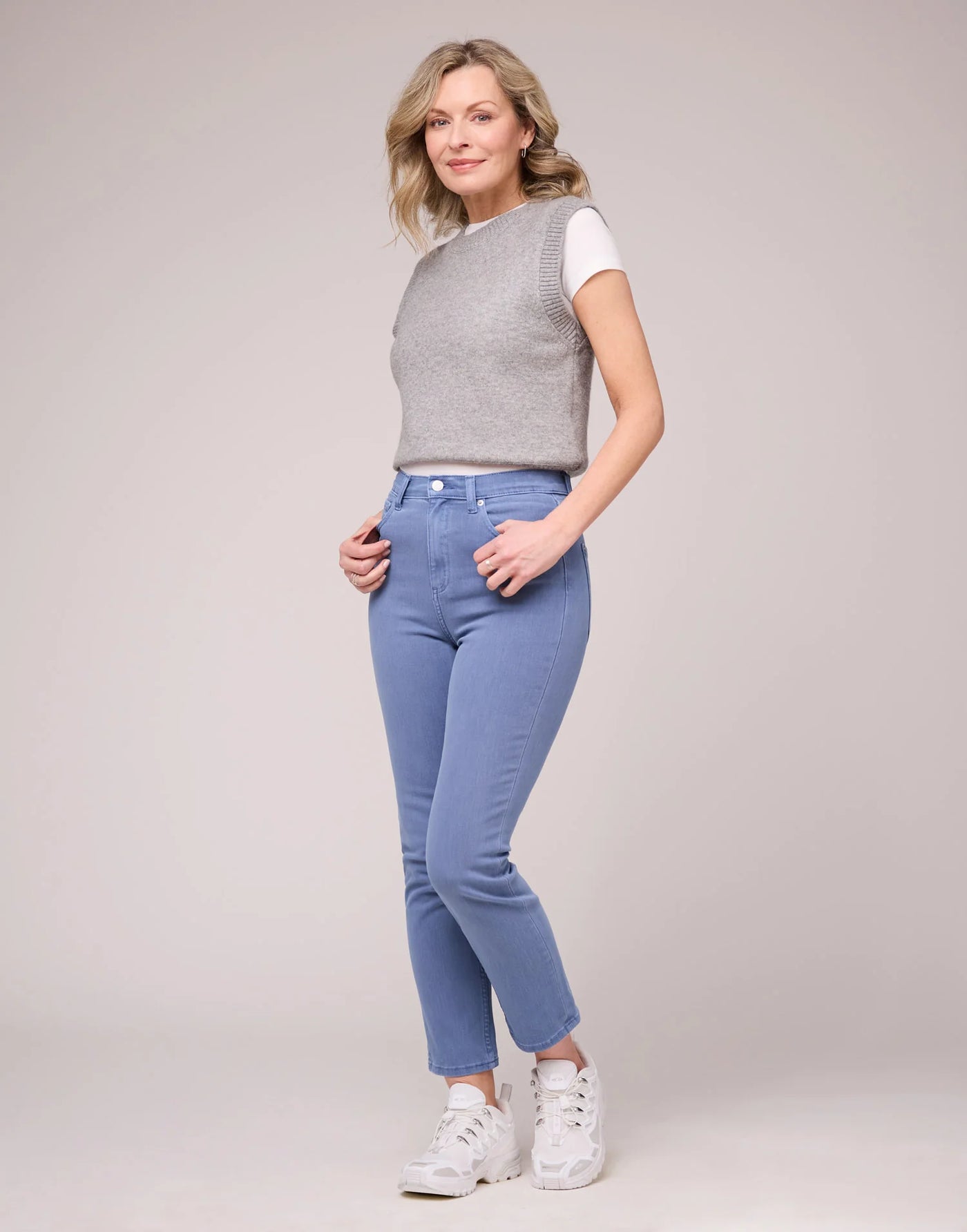 Jeans Emily coupe ajustée - Paradise Blue- Yoga Jeans