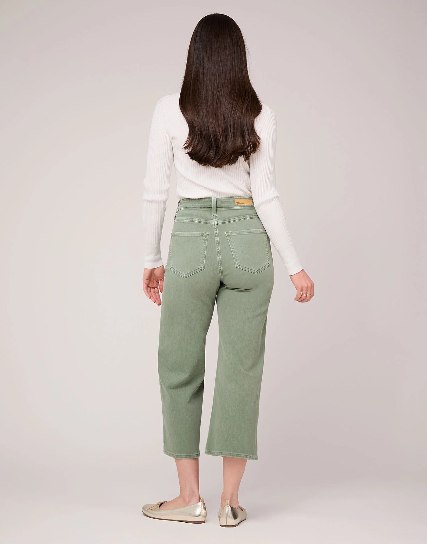 Lily - Pantalon coloré à jambe large - YOGA JEANS X KSL