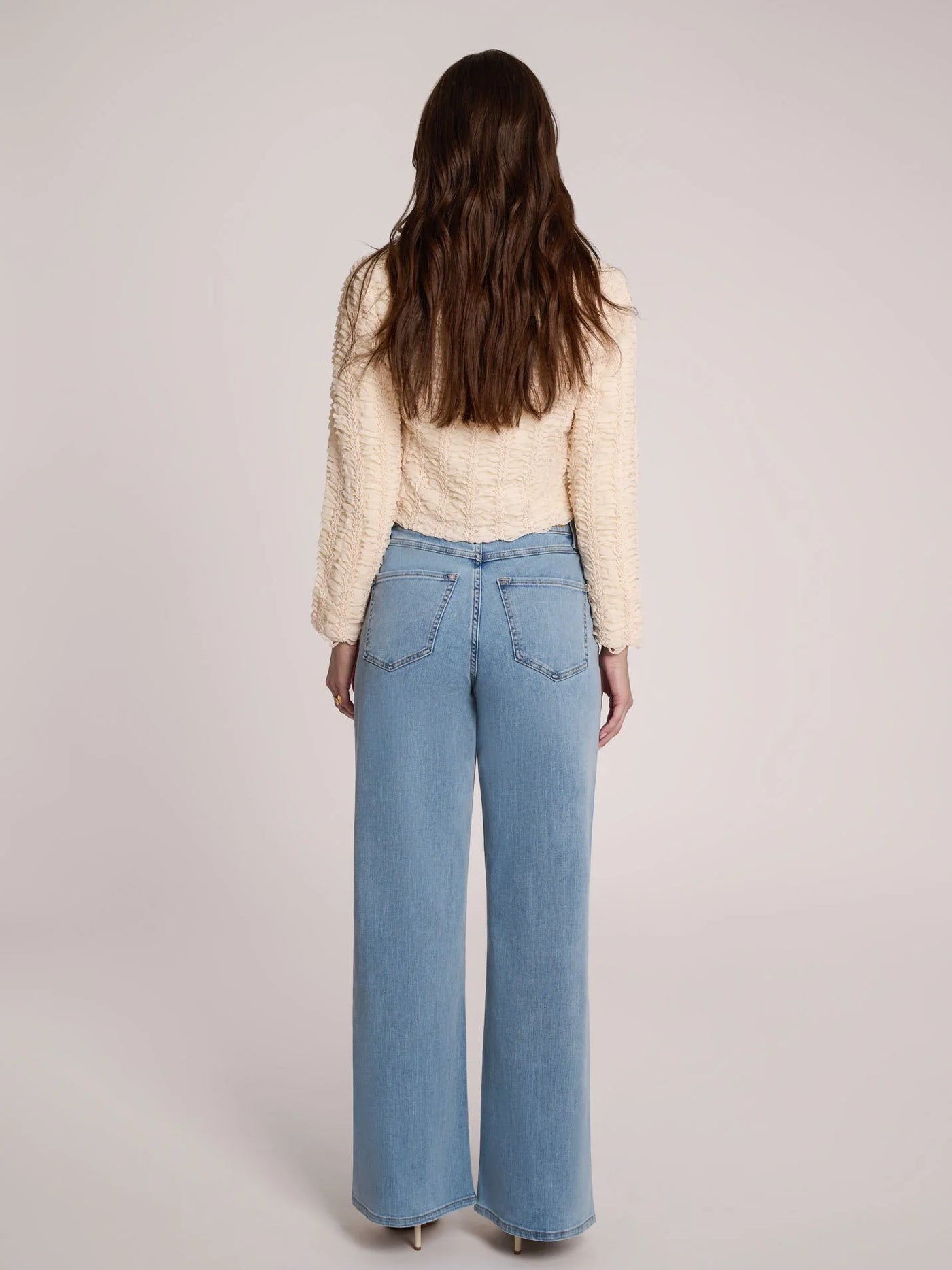 Jeans Lily coupe très évasée - French Blue - Yoga Jeans
