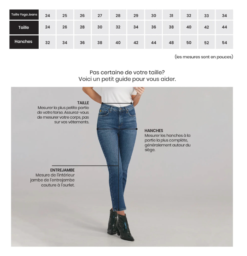 Jeans Lily coupe très évasée - Portofino- Yoga Jeans