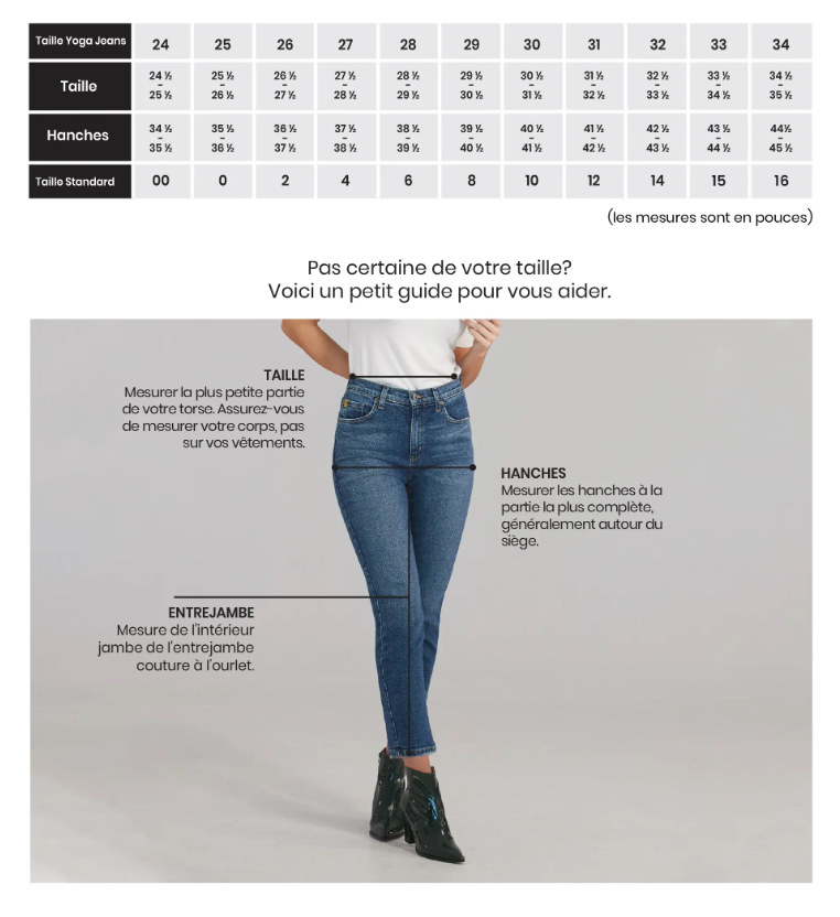 Jeans Emily coupe ajustée - Paradise Blue- Yoga Jeans