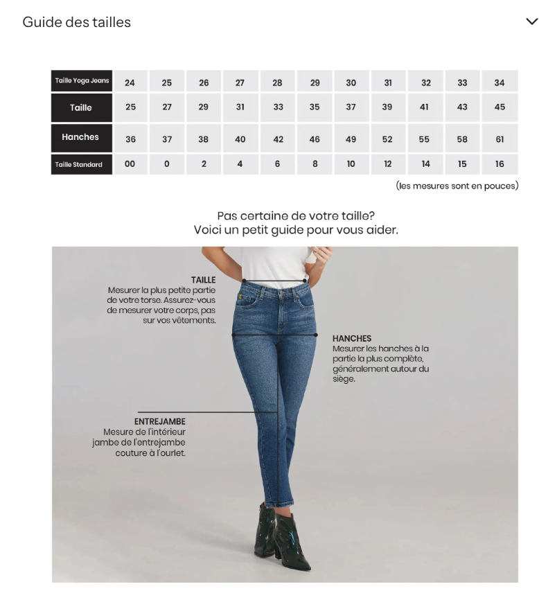 Jeans Chloé coupe droite - Toronto- Yoga Jeans