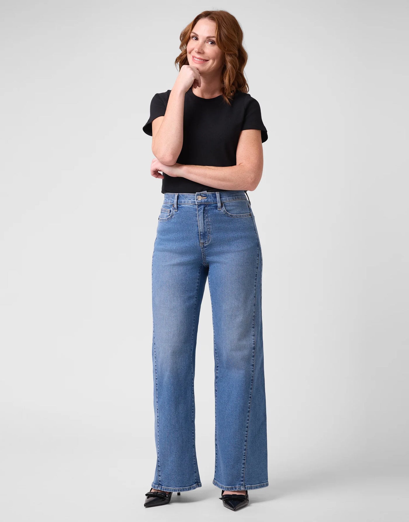Jeans Lily coupe très évasée - Portofino- Yoga Jeans