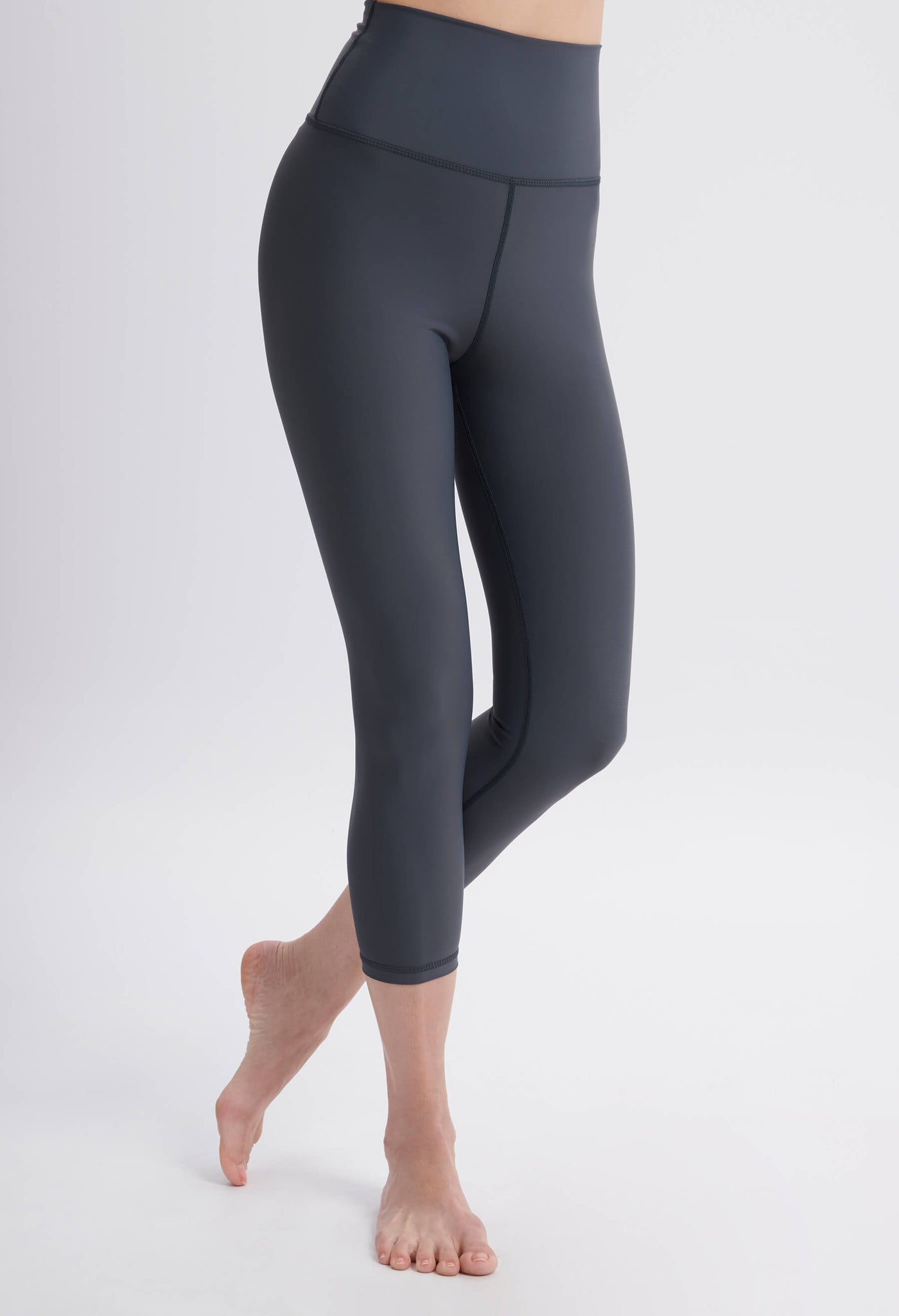 Angelina - Legging capri à taille haute