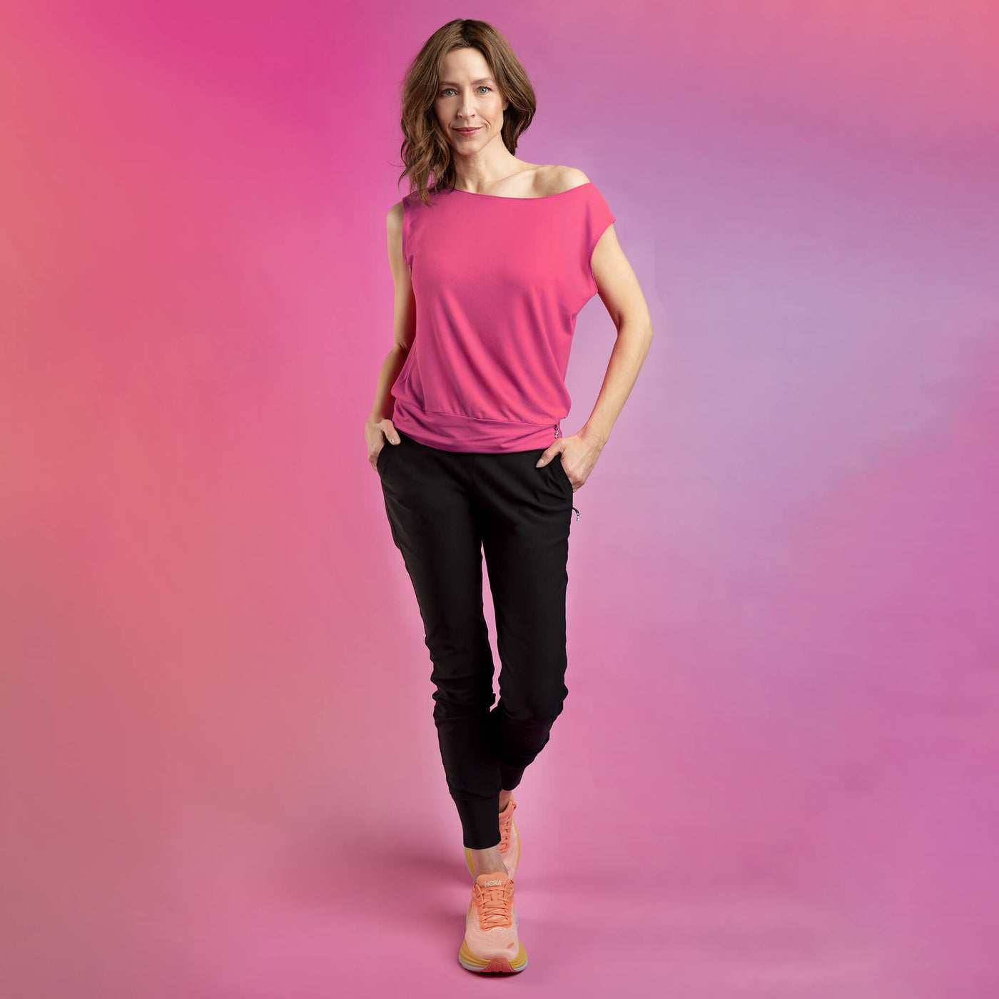 Sasha - Pantalon confortable à coupe semi-ajustée