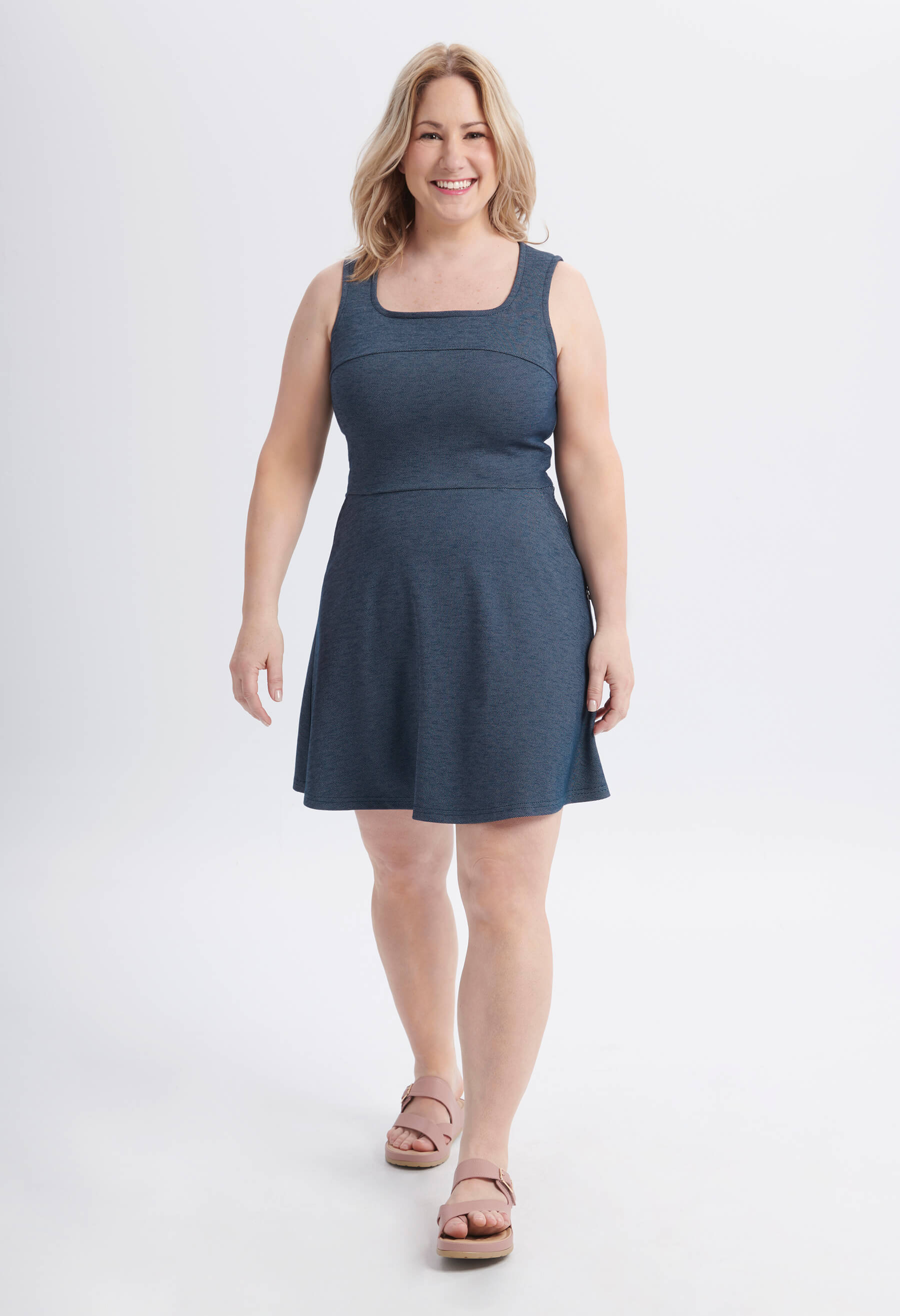 Robe a encolure carrée best sale
