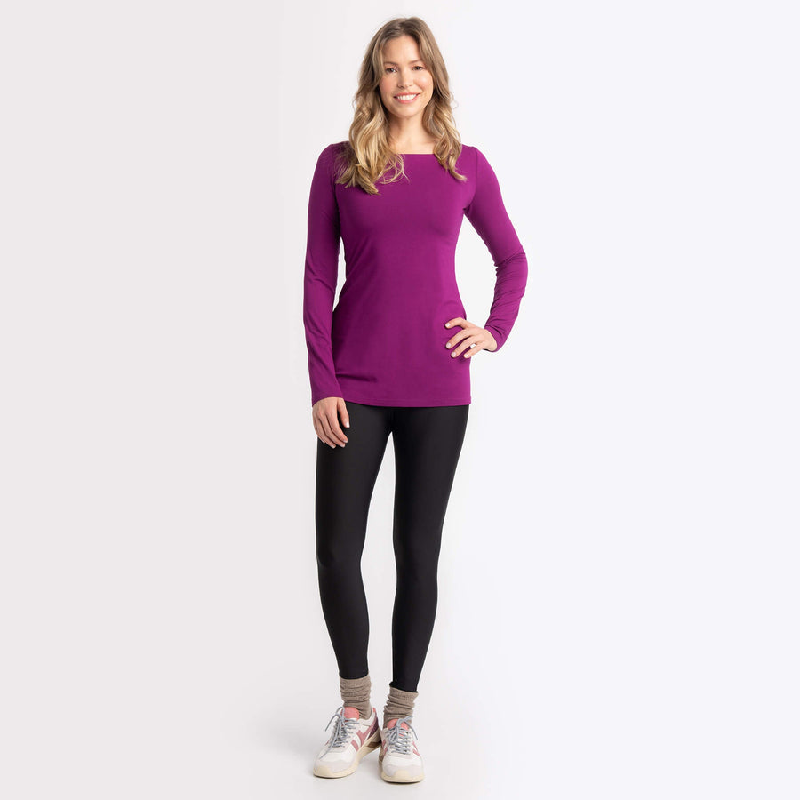 Chandail Kaelie Mauve, legging Angelina classique: des créations Québécoises signées KSL
