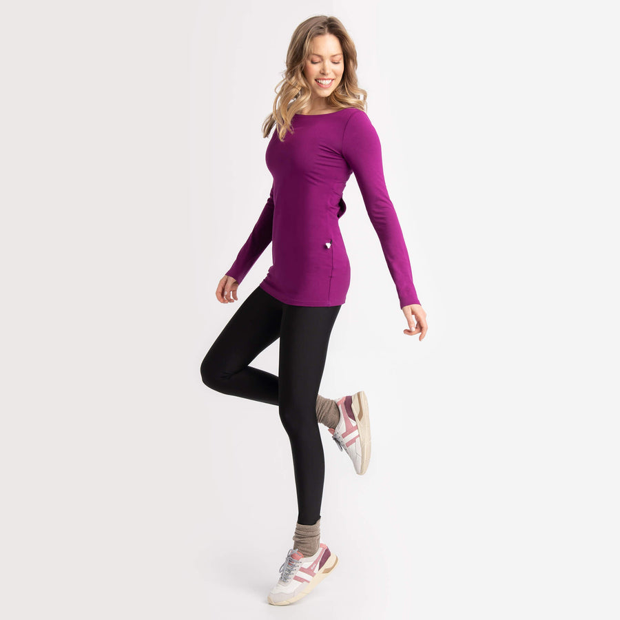 Chandail Kaelie Mauve, legging Angelina classique: des créations Québécoises signées KSL