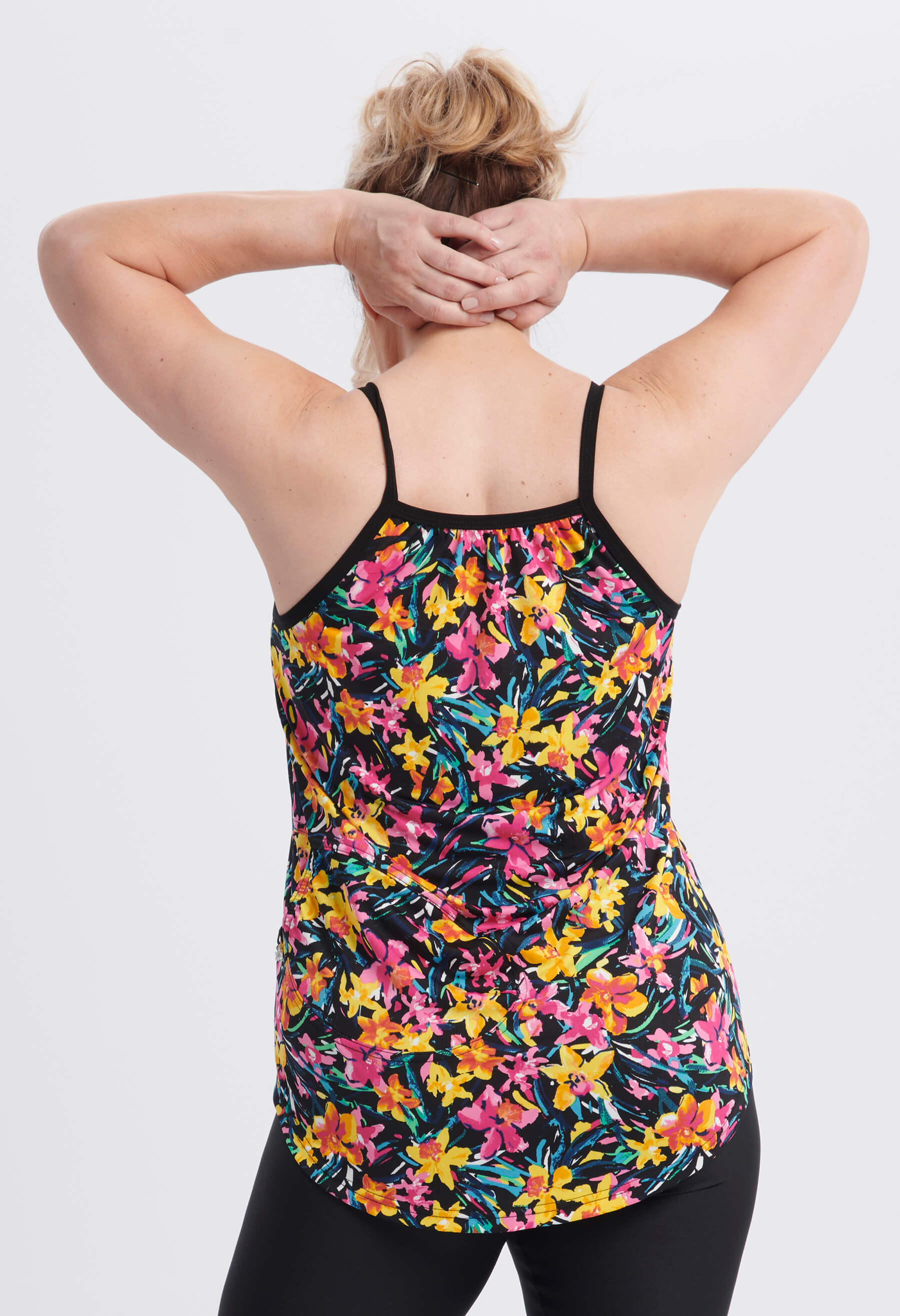 トップス andmary Mimi ribbon camisole ANDMARY】Shirring ribbon camisole