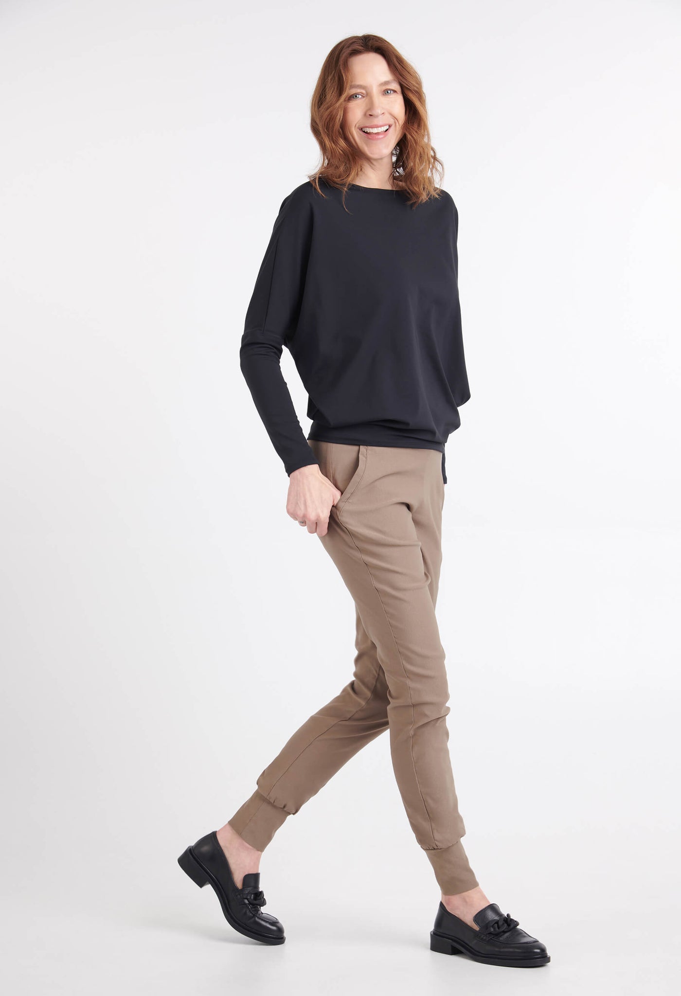 Sasha 2.0 - Pantalon confortable et décontracté à coupe semi-ajustée