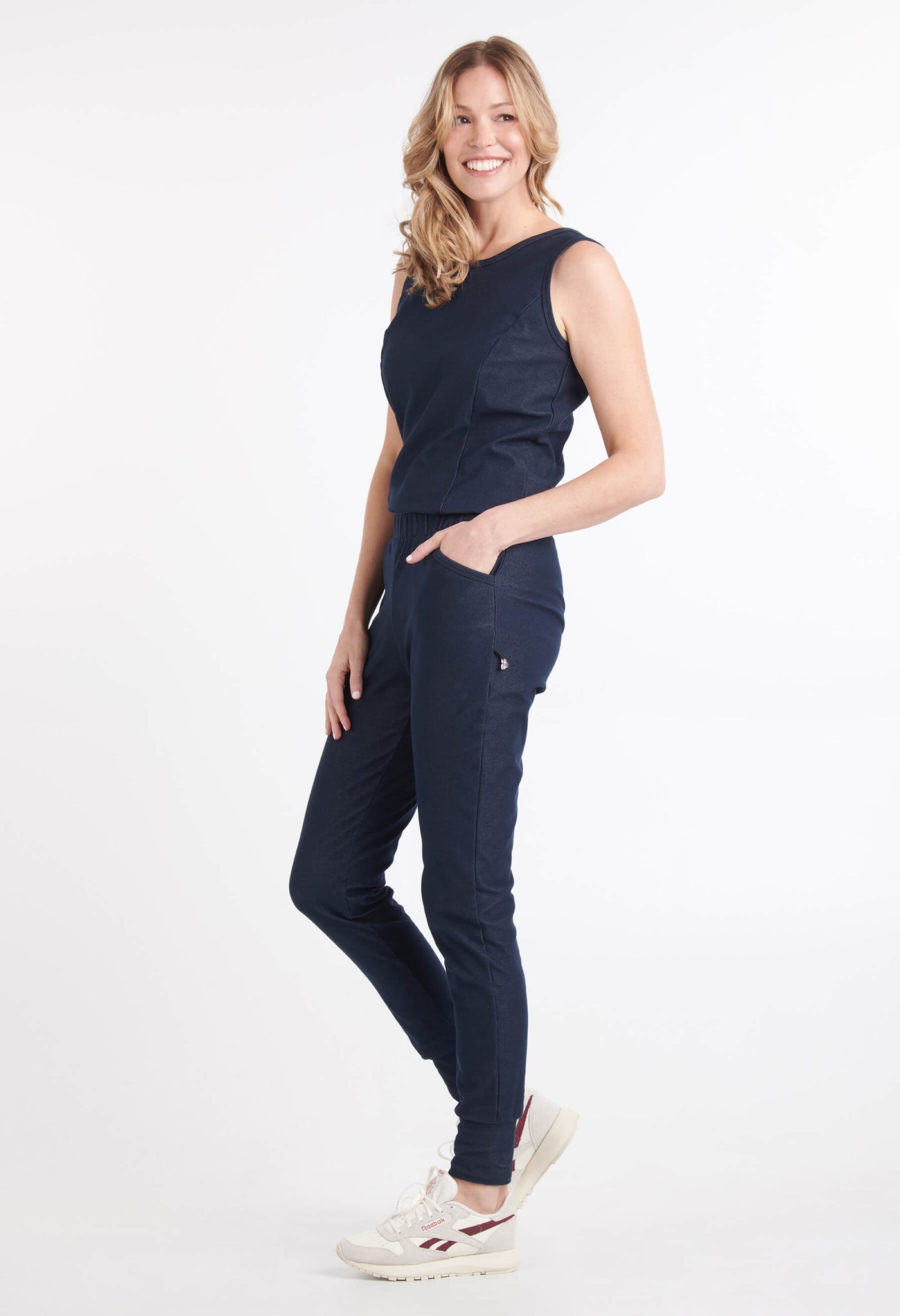 Roxanne - Combinaison one-piece en denim éco