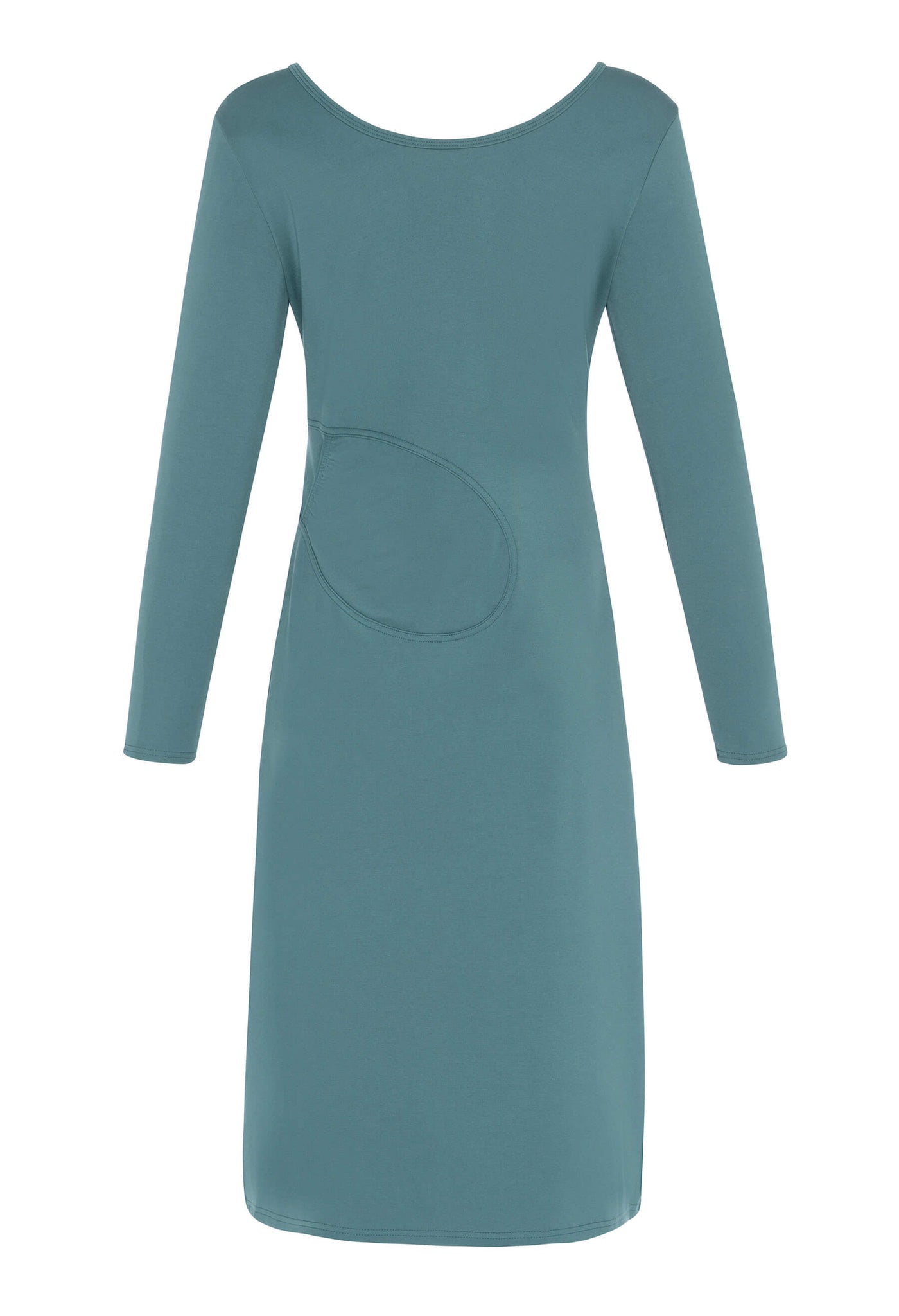 Découvrez la robe noire Amalia conçue par Katy St-Laurent. Cette robe bleue de longueur midi est élégante et offre un look raffiné.