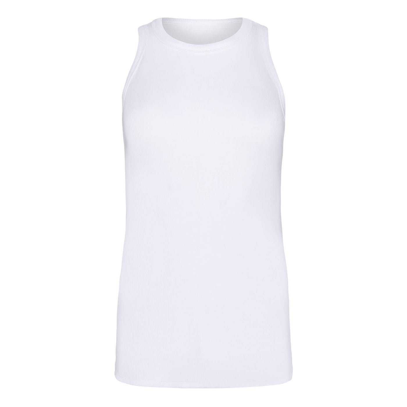 Amber - Camisole longue ajustée au tissu côtelé