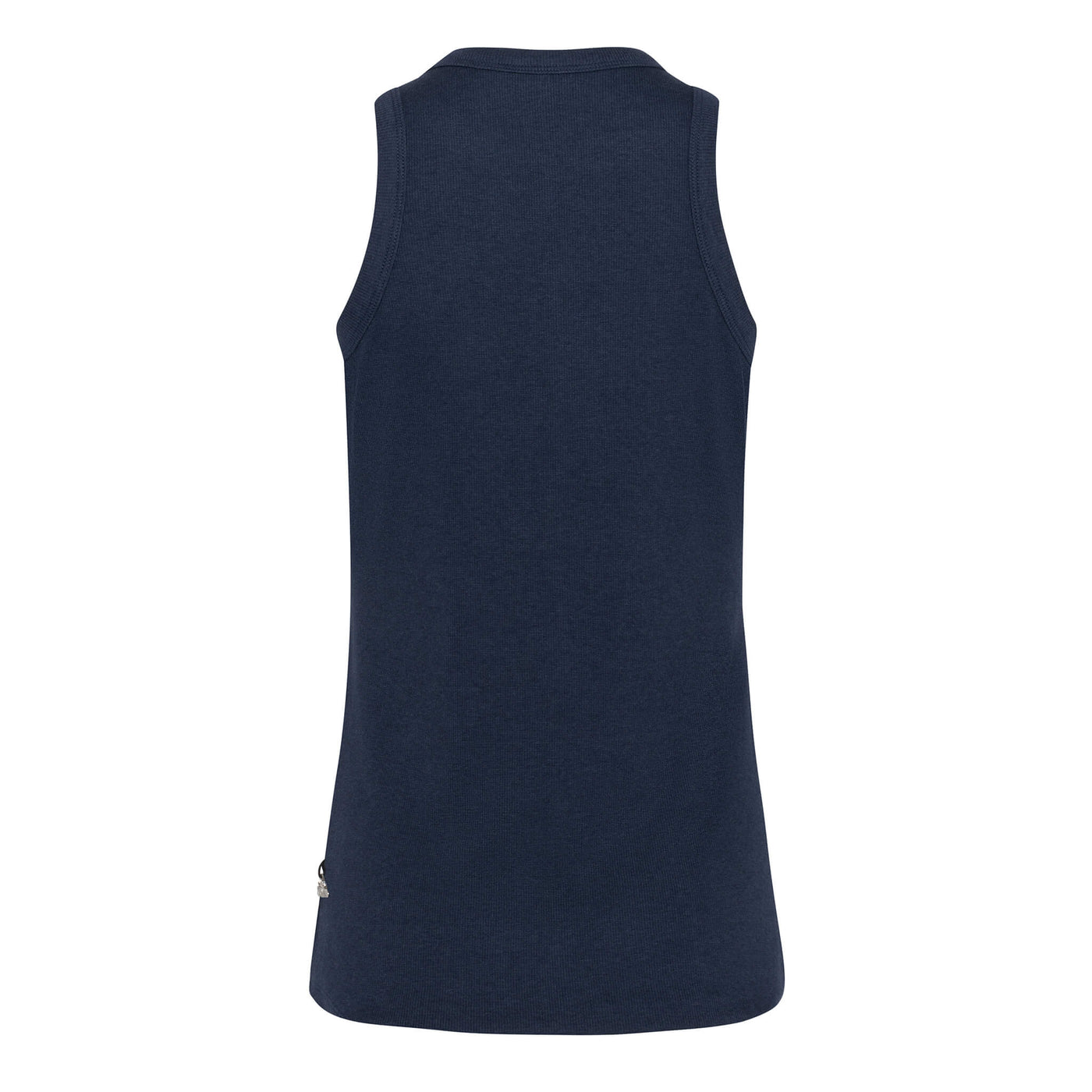 Amber - Camisole longue ajustée au tissu côtelé