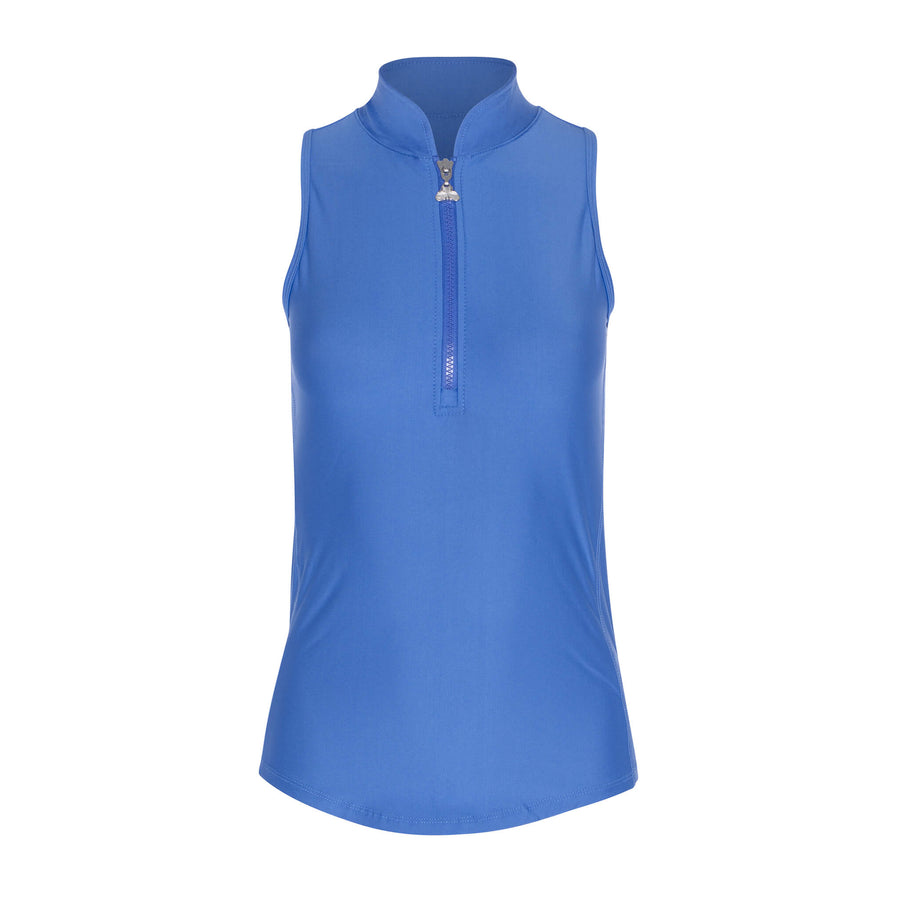 Gisela - Camisole avec col - Bleu