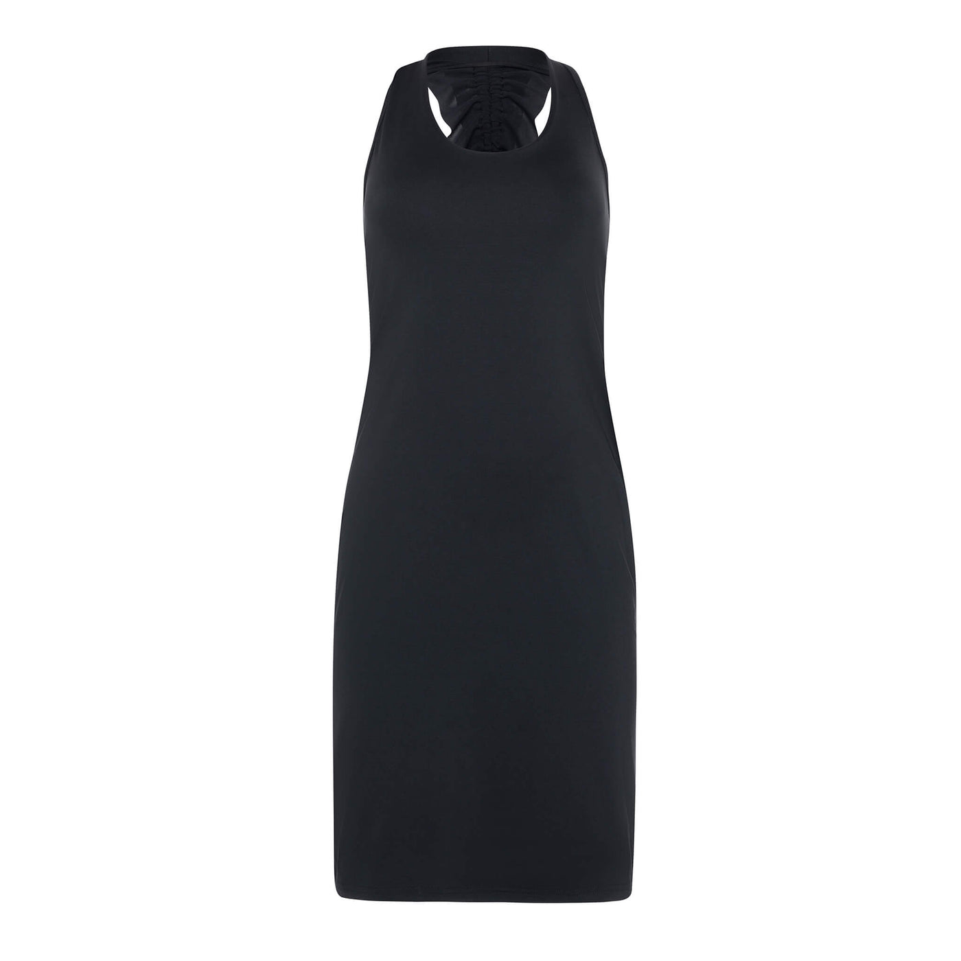Joëlle - Robe sans manches à encolure ronde et coupe droite