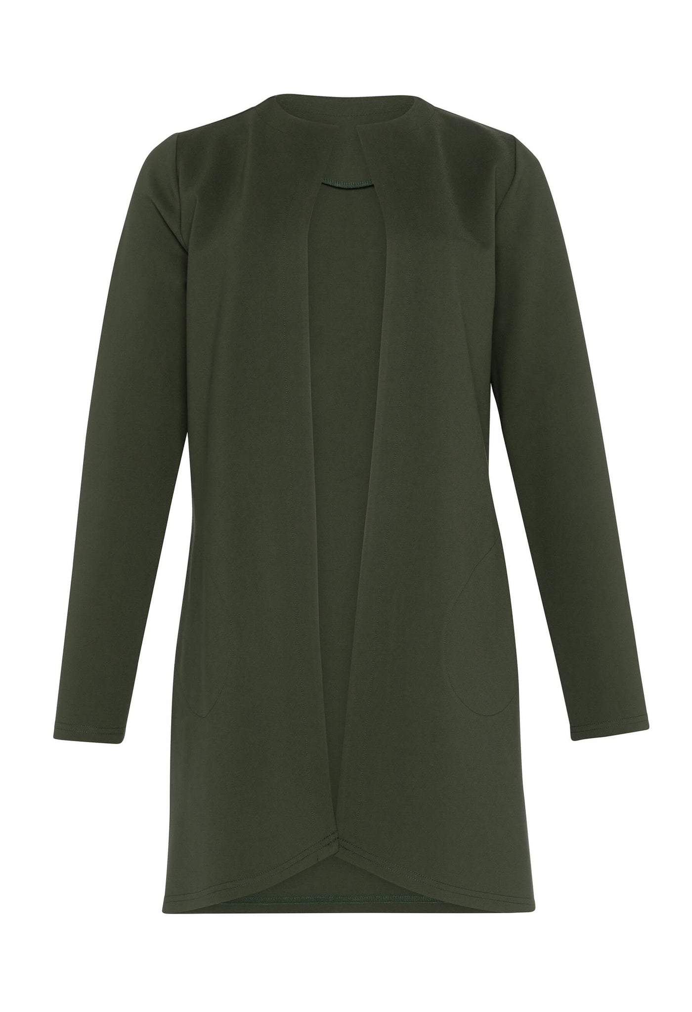 Juliana - Veste longue et élégante avec poches latérales