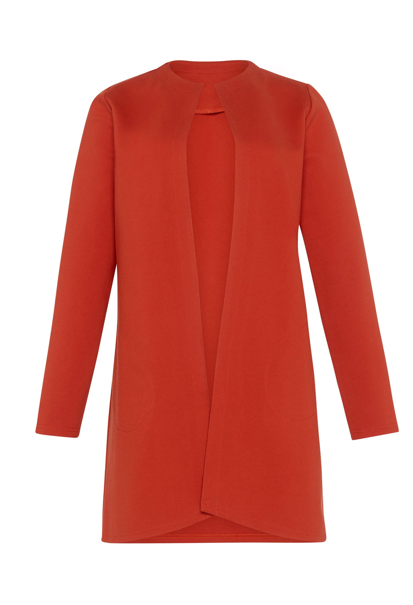 Juliana - Veste longue et élégante avec poches latérales