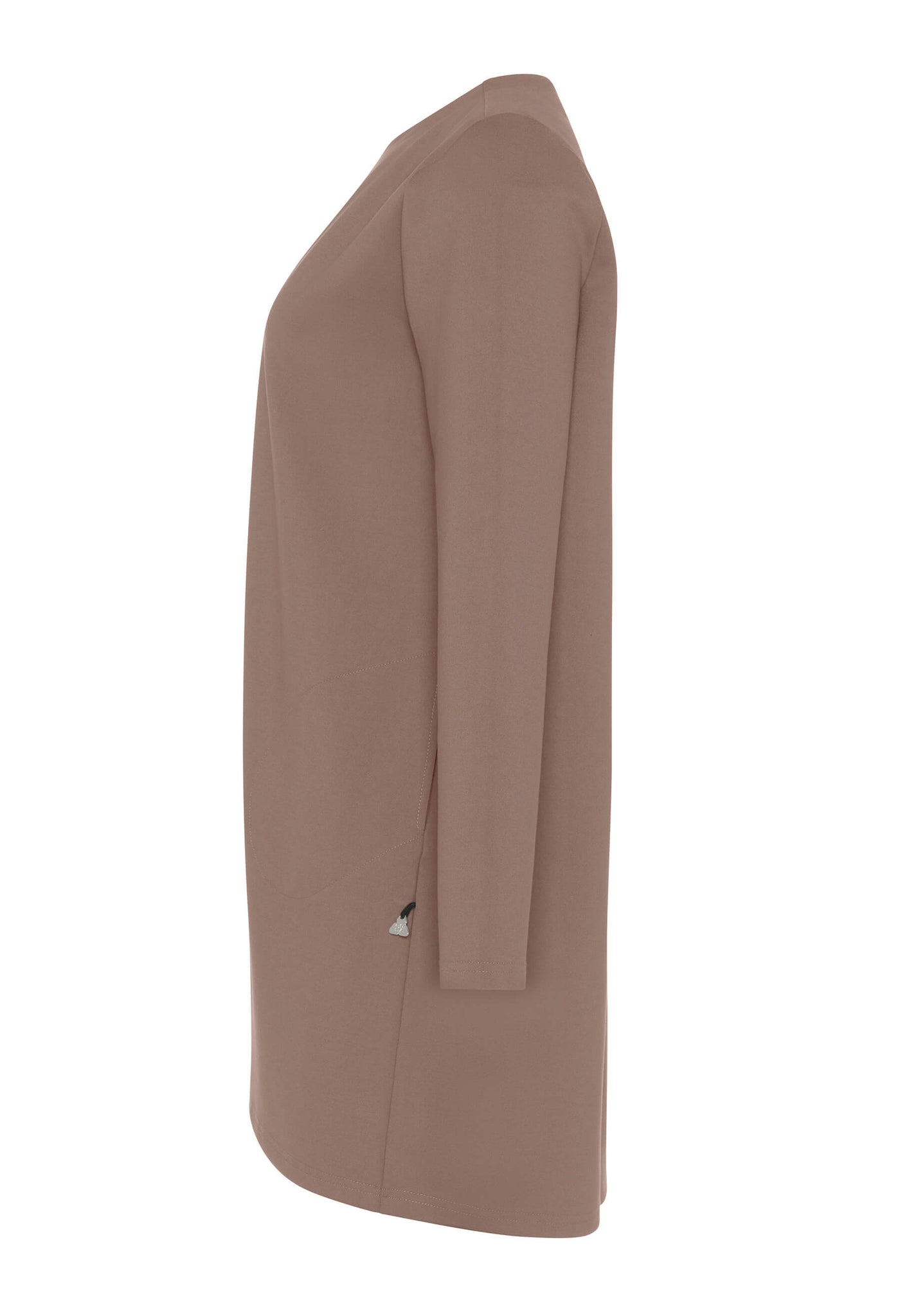 Juliana- Veste longue et élégante avec poches latérales