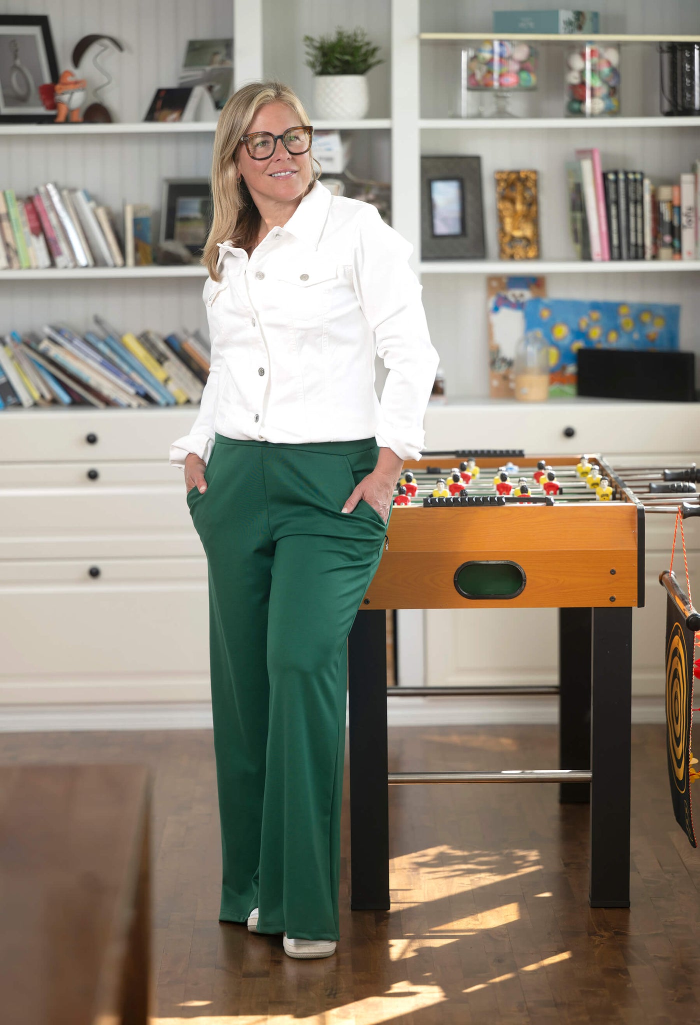 Kelya - pantalon à jambes larges en PDR