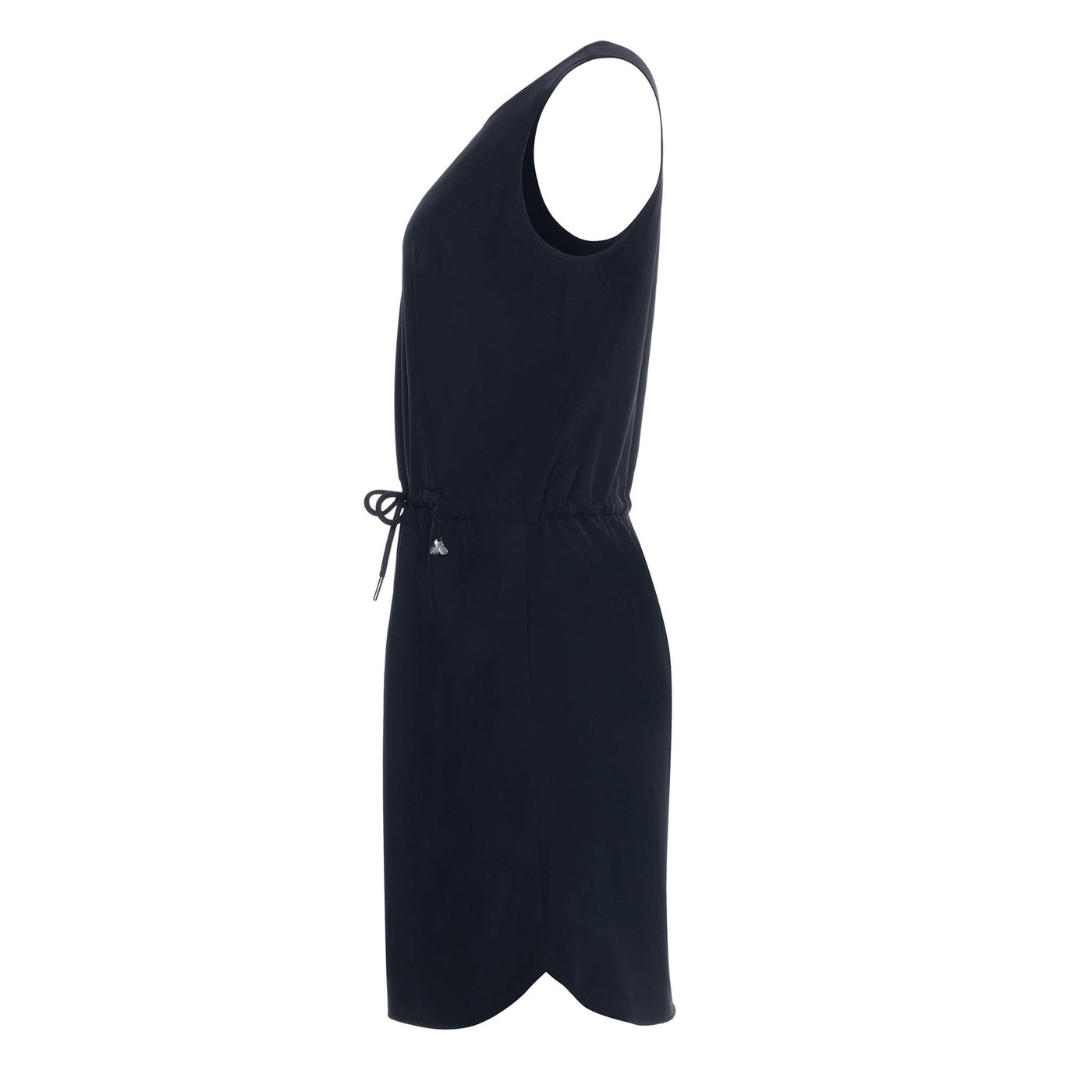 Lyvia - Robe ample sans manches avec cordon de serrage - Noir