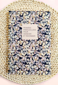 Cahier de notes à motifs floraux