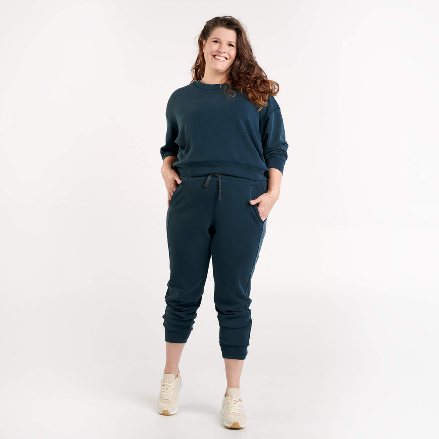 Aria - Pantalon jogger à taille haute