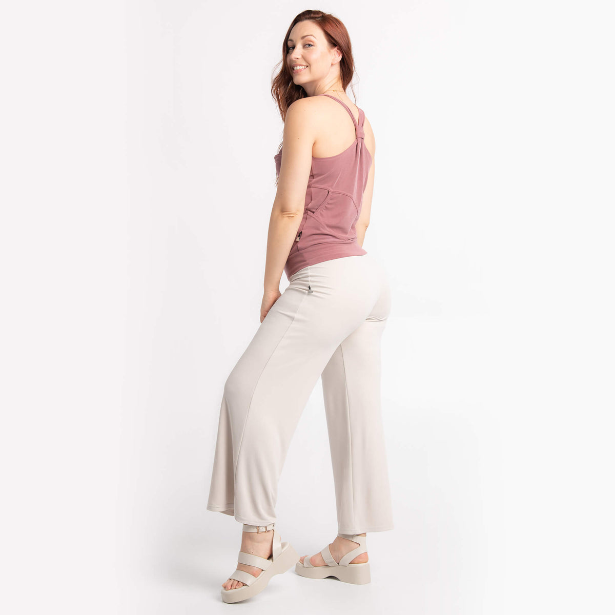 Camisole Rani et Pantalon Palazzo Saphir - Collection Voyage - Une création de KSL
