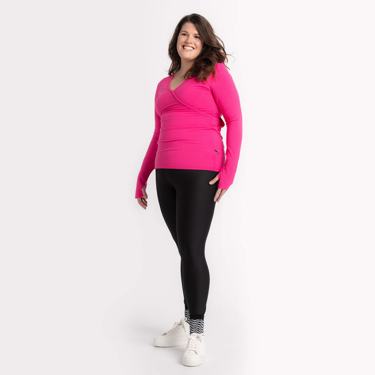 Chandail Daphne rose fushia, legging Angelina: des créations Québécoises signées KSL!