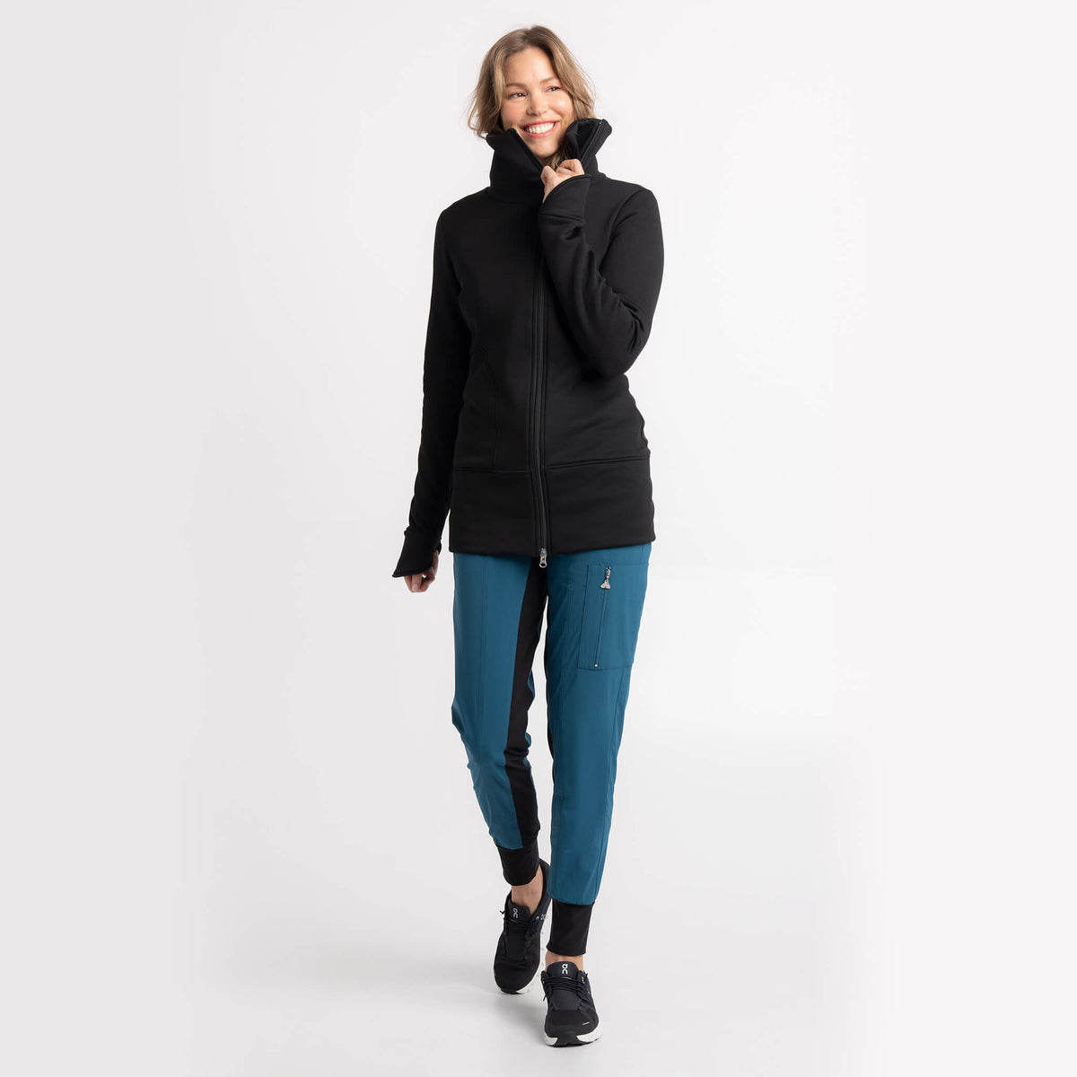 Veste Diana, pantalon Renée sarcelle: des créations Québécoises signées KSL