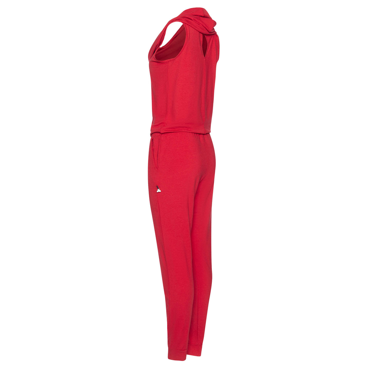 Combinaison one-piece Scarlette rouge: une création Québécoise signée KSL.