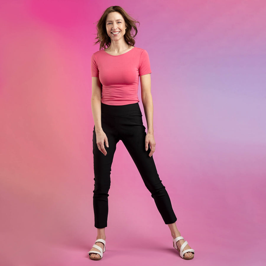 Josy - Pantalon à jambe étroite et taille confortable