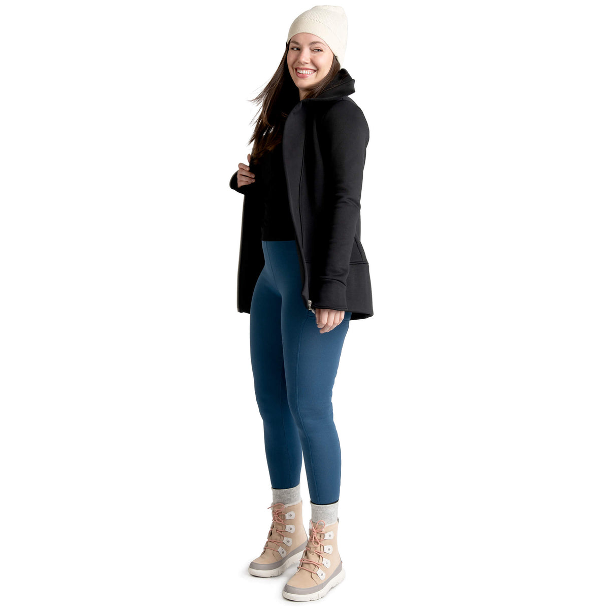 Legging doublé à taille haute - Boréal