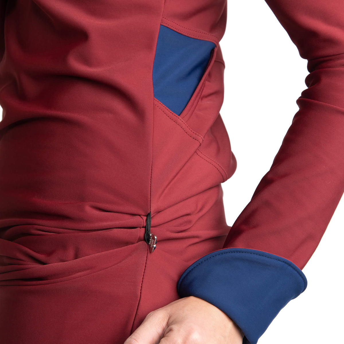 Robe technique à capuchon et manches longues - Bianca