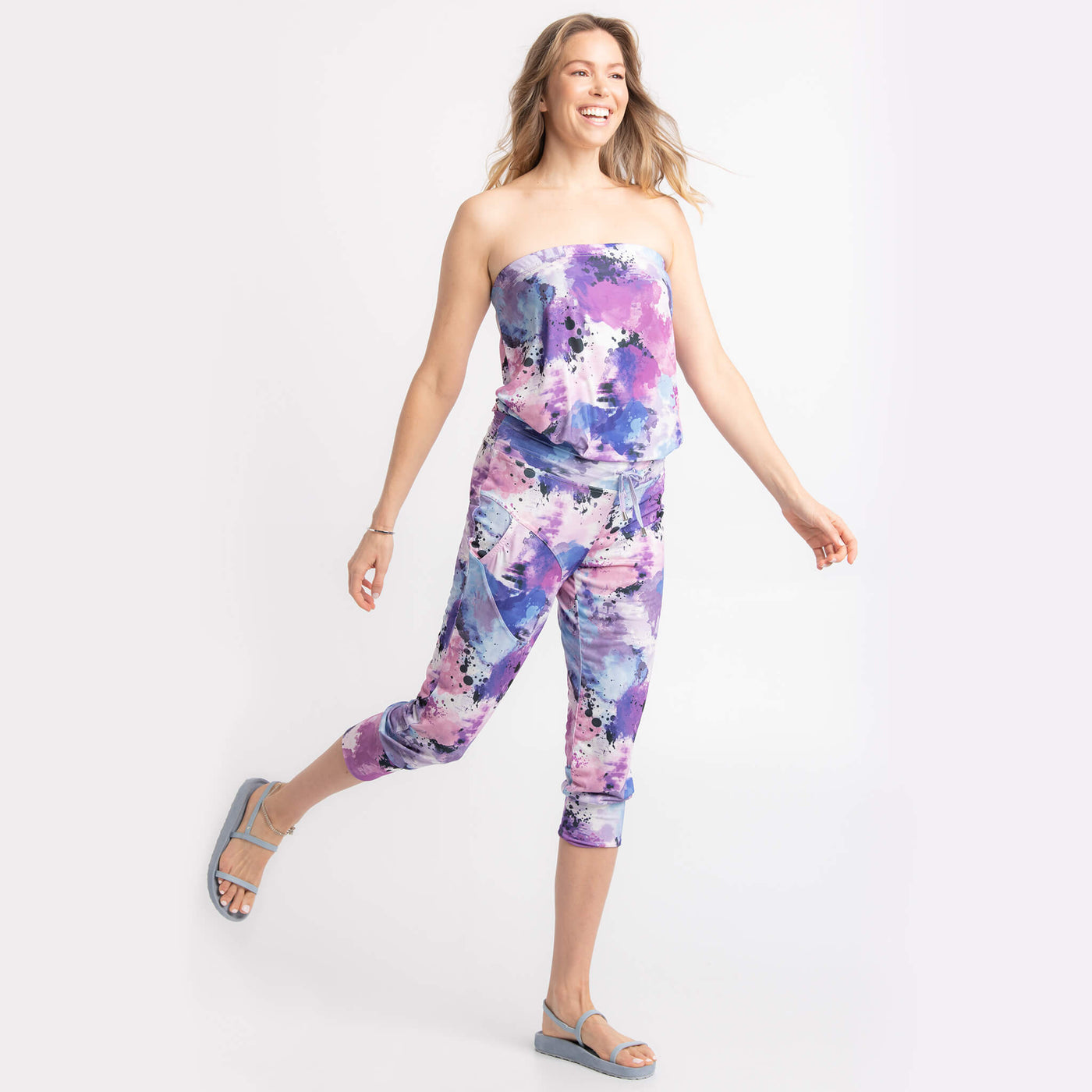 Bustier Maelis Créative et Pantalon Sélina Créative - Collection Voyage - Une création de KSL
