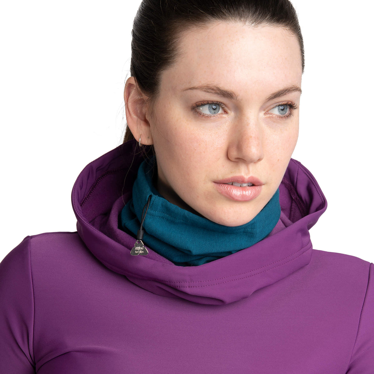 Robe technique à capuchon et manches longues - Bianca