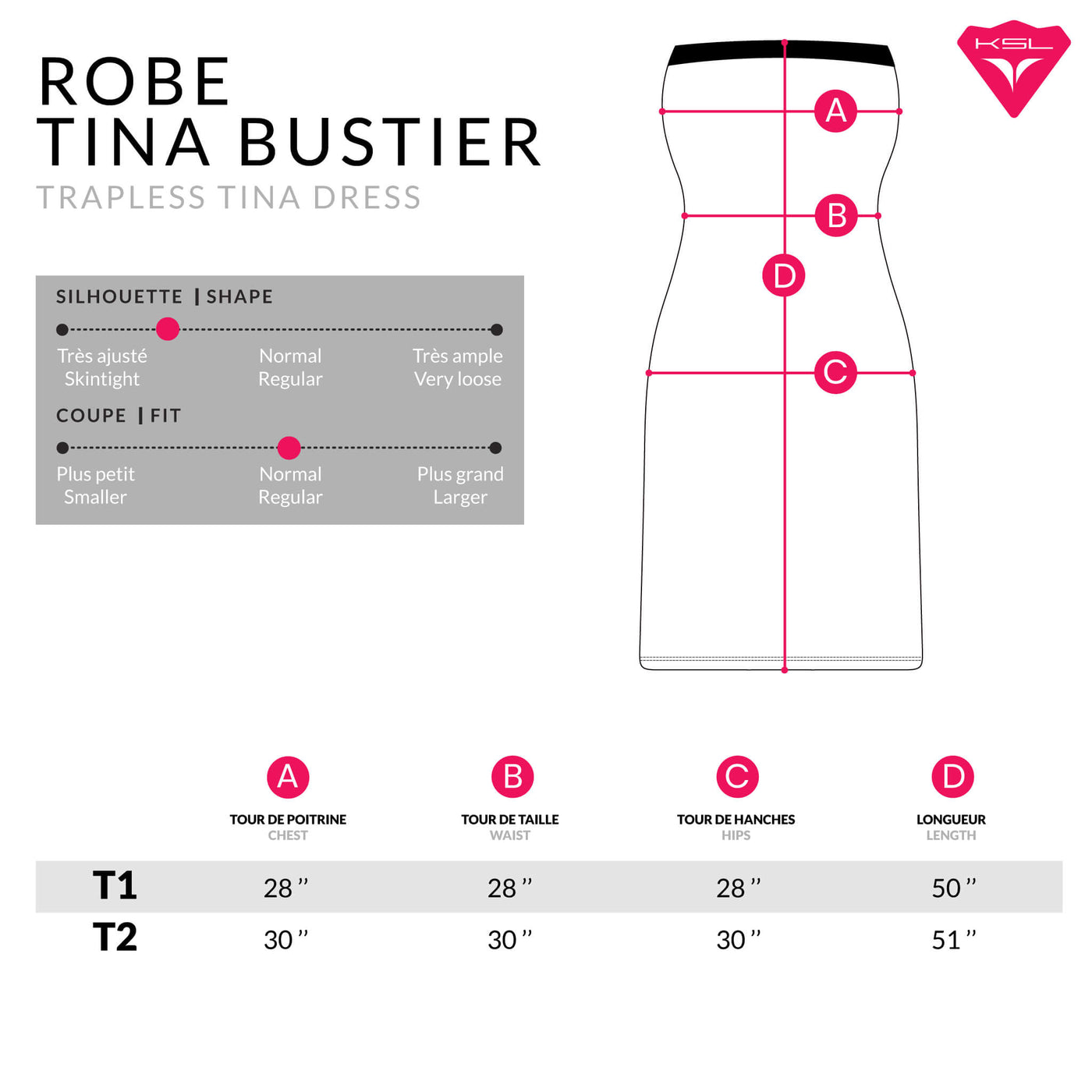 Tina Strapless Dress