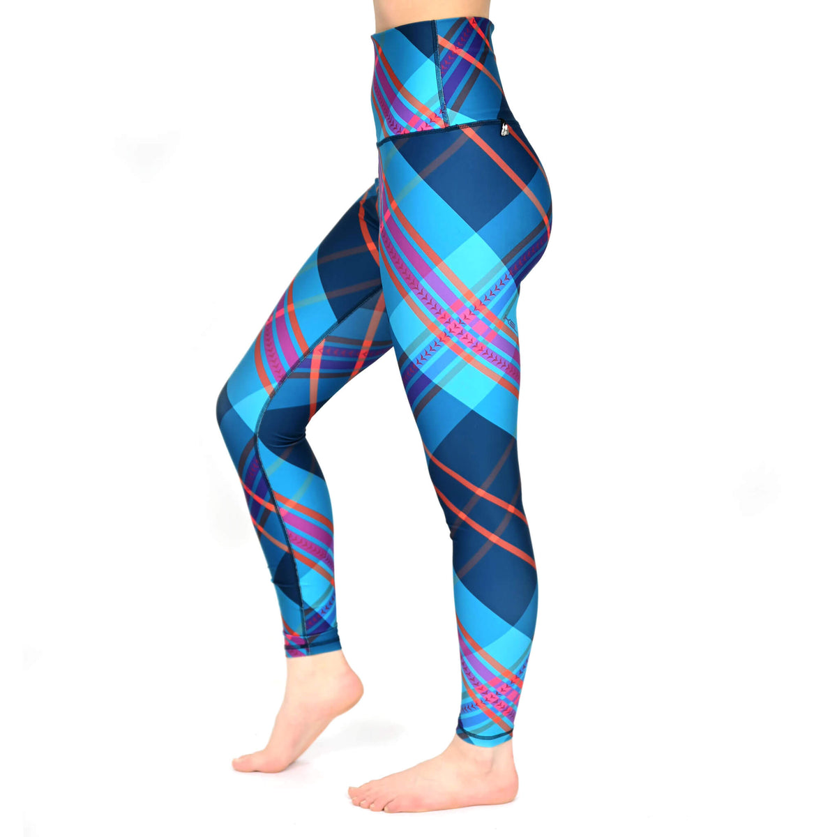 Legging à carreaux et taille haute - Angèle Édition Éco