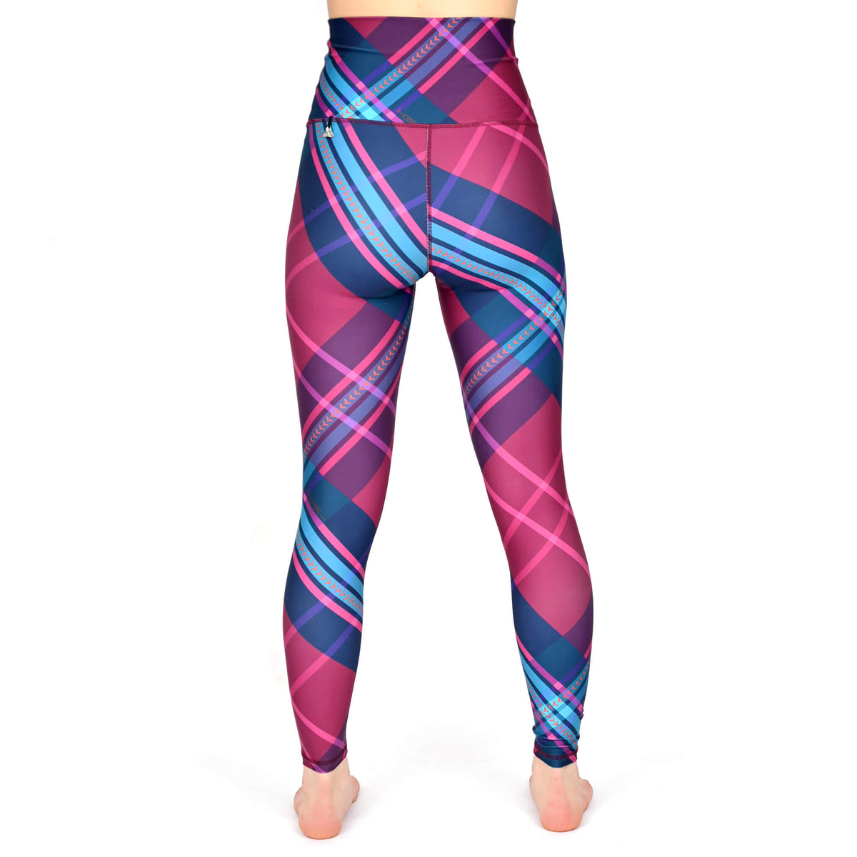 Legging à carreaux et taille haute - Angèle Édition Éco