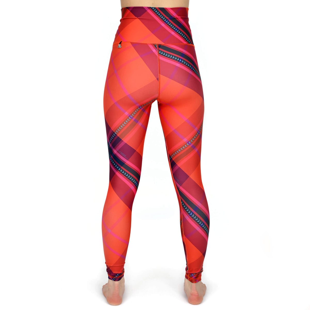 Legging à carreaux et taille haute - Angèle Édition Éco