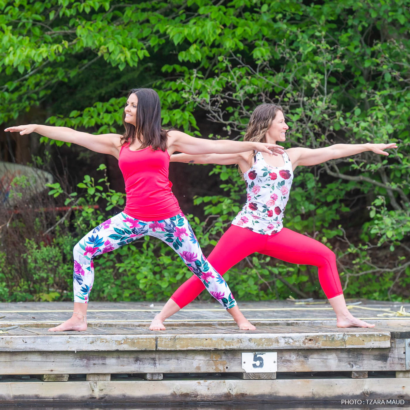 Angelina - Legging Capri Eco Orchidée