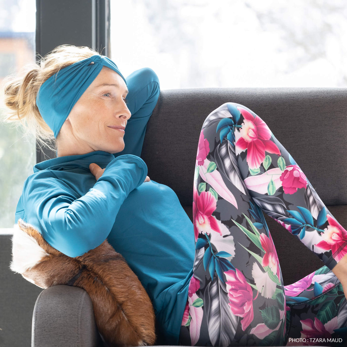 Angelina - Legging Eco Orchidée
