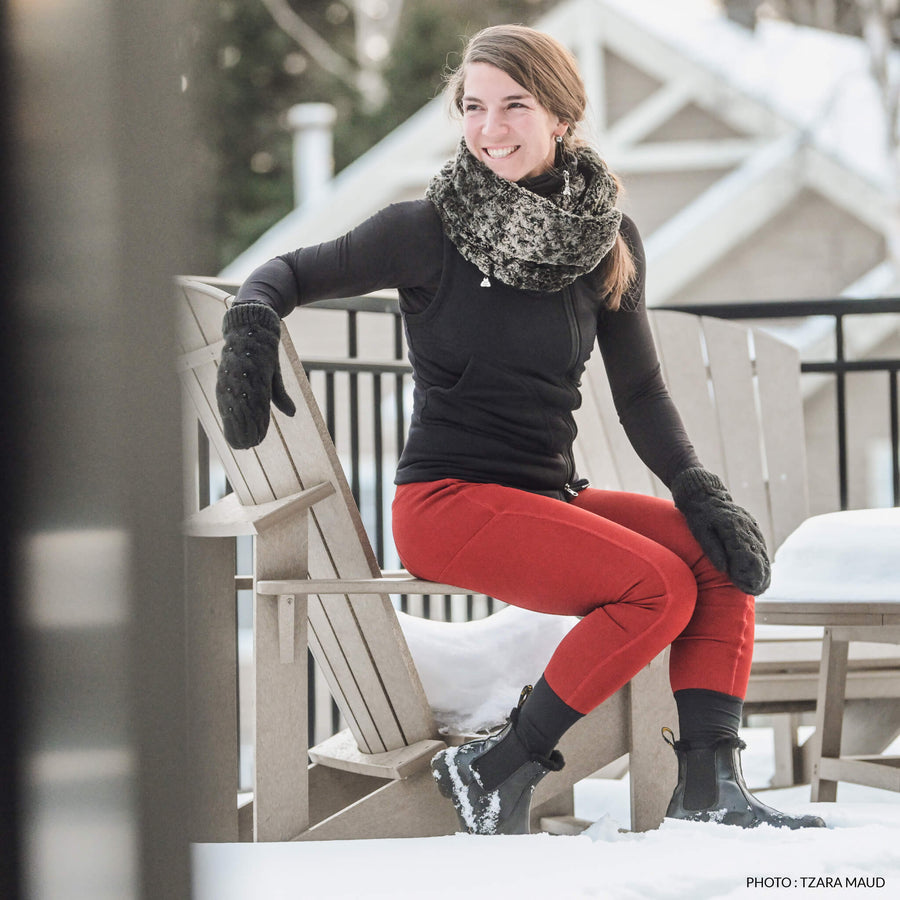 Boréal- Legging doublé à taille haute