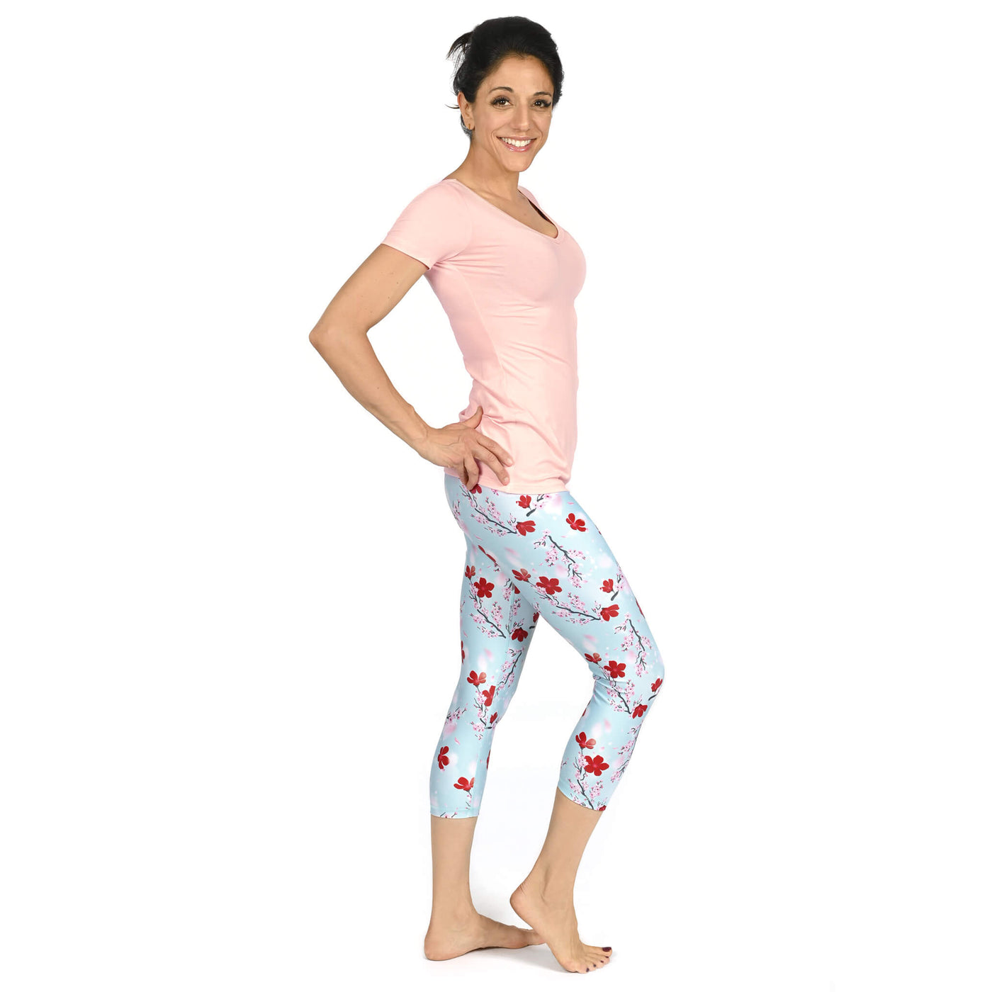 Angelina - Legging Capri Eco Bloom