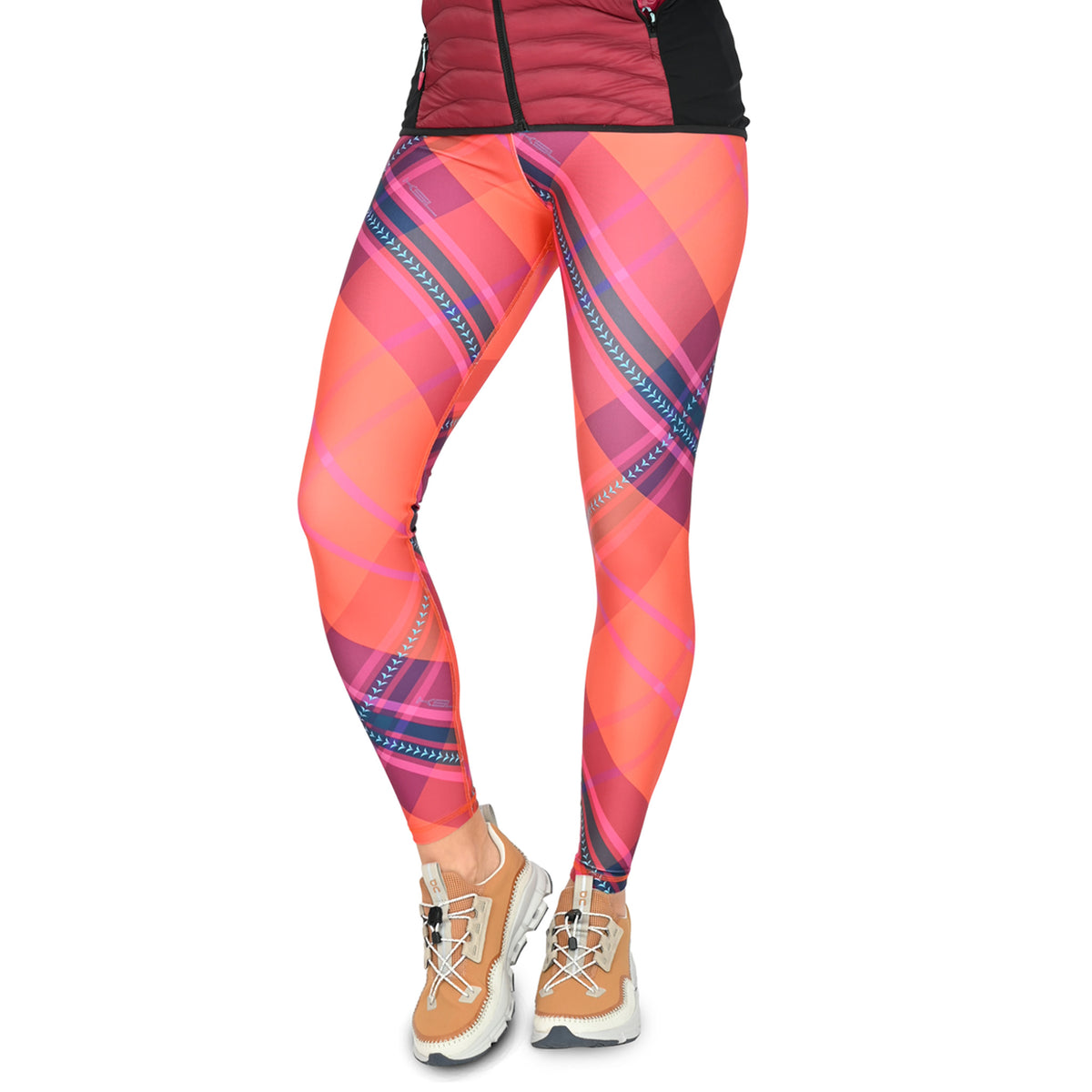 Legging à carreaux et taille haute - Angèle Édition Éco